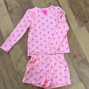 Lilly Pulitzer girls matching set – size large (8–10)